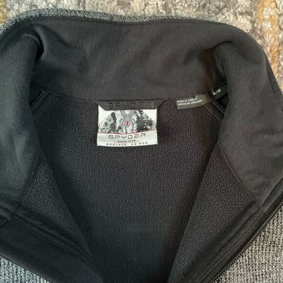 MEN’S SPYDER 1/4 ZIP CORE PULLOVER! EUC! SIZE M - Picture 3 of 10